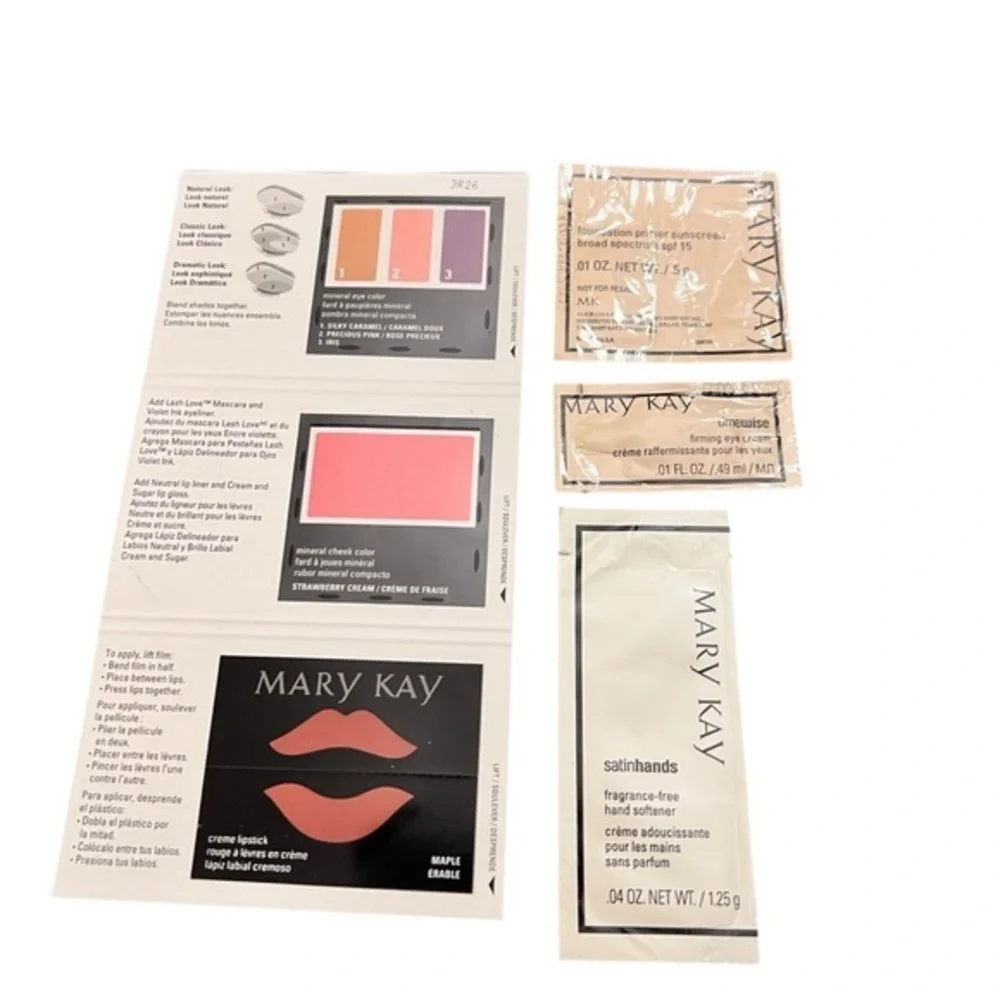 Mary‎ Kay Lot Assorted Samples New & Discontinued Colors Single Use Travel #105